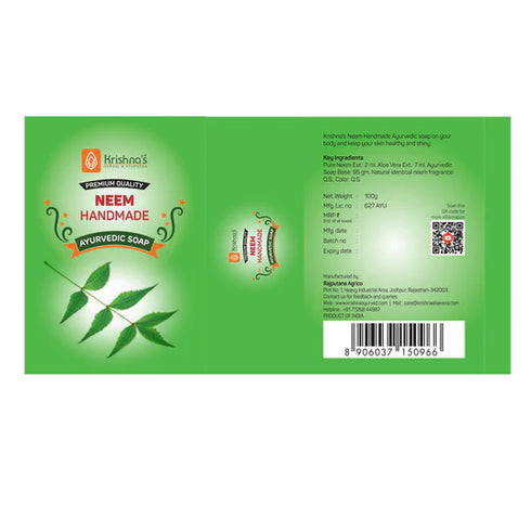 Krishna'S Herbal & Ayurveda Neem Handmade Soap